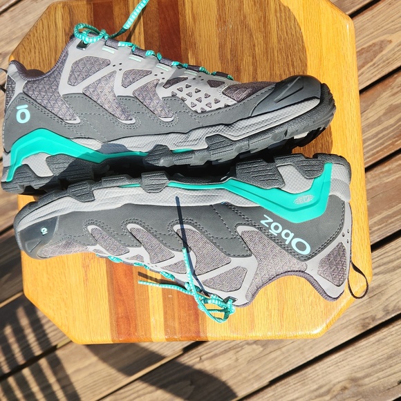 Oboz Cirque Low Pewter Vivid Green - 11 Women's - Picture 4 of 12